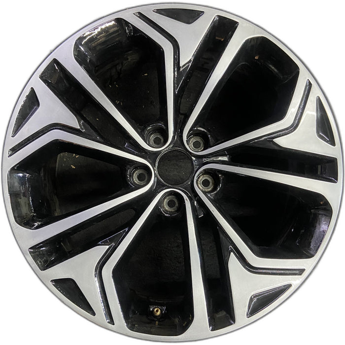19" SANTA FE 19 19x7.5 , SWB Original OEM Wheel Rim - Front View