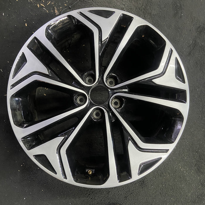 19" SANTA FE 19 19x7.5 , SWB Original OEM Wheel Rim - Angle View