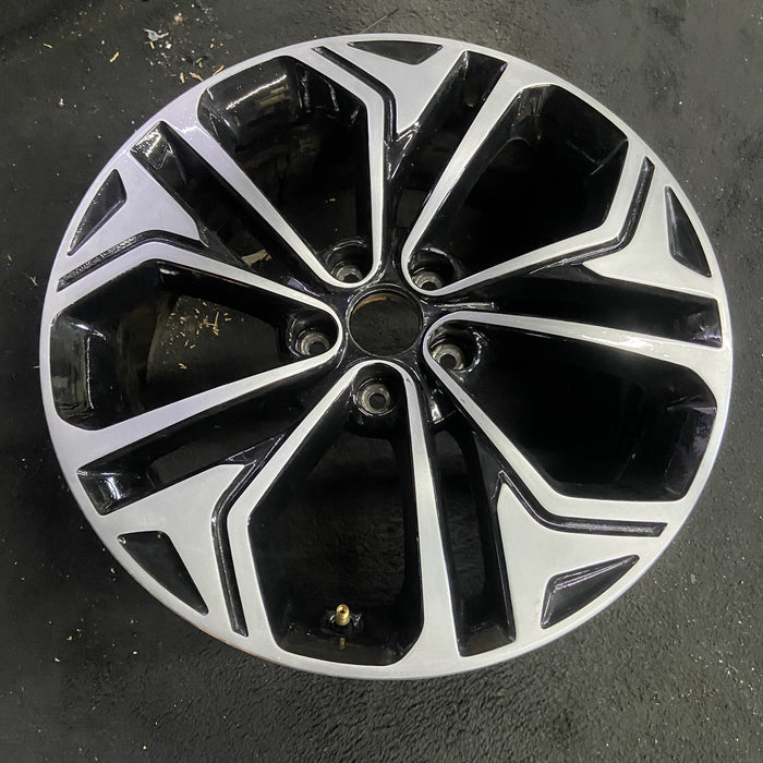 19" SANTA FE 19 19x7.5 , SWB Original OEM Wheel Rim - Side Profile
