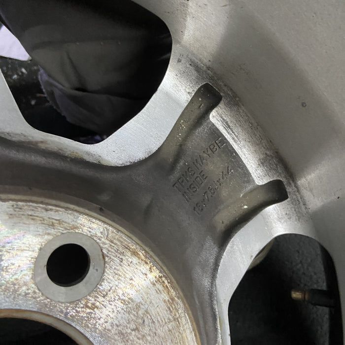 18" FORD F150 PICKUP 04 , 18x7.5, aluminum , , indented ends Original OEM Wheel - Back View