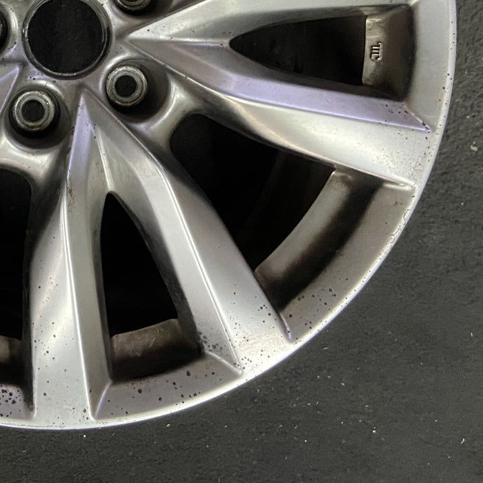 18" MAZDA CX-9 17-18 aluminum 18x8 silver Original OEM Wheel Rim - Back View