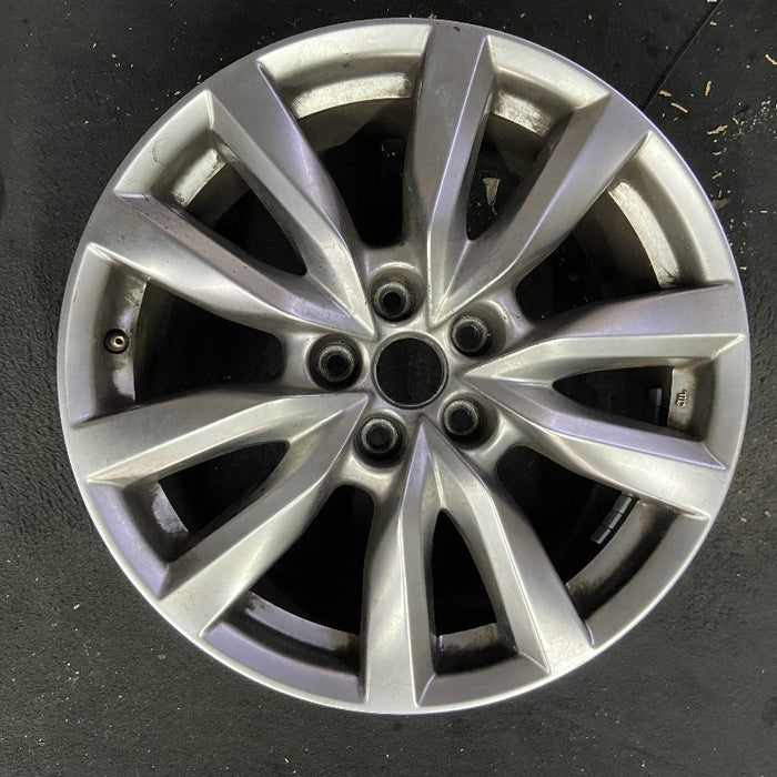 18" MAZDA CX-9 17-18 aluminum 18x8 silver Original OEM Wheel Rim - Additional View