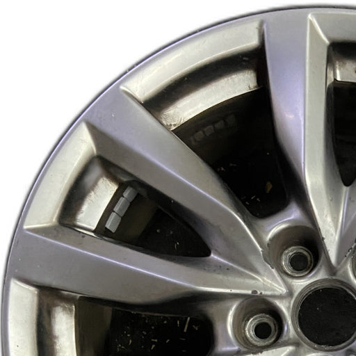 18" MAZDA CX-9 17-18 aluminum 18x8 silver Original OEM Wheel Rim - Angle View