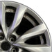 18" MAZDA CX-9 17-18 aluminum 18x8 silver Original OEM Wheel Rim - Side Profile