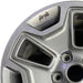 17" WRANGLER 13 17x7.5 10 hole w/machined accent gray Original OEM Wheel Rim - Angle View