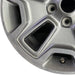 17" WRANGLER 13 17x7.5 10 hole w/machined accent gray Original OEM Wheel Rim - Back View