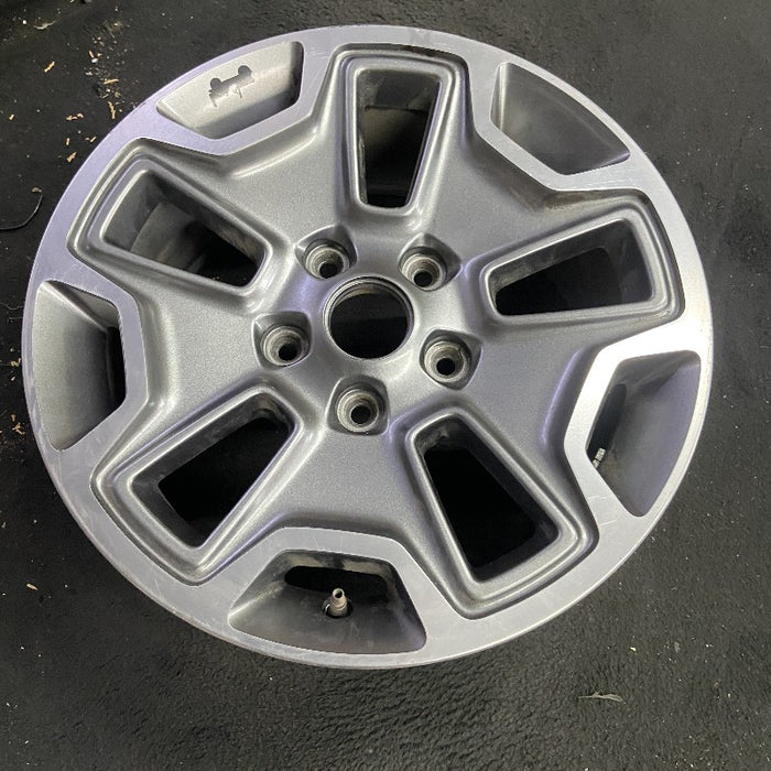 17" WRANGLER 13 17x7.5 10 hole w/machined accent gray Original OEM Wheel Rim - View 7