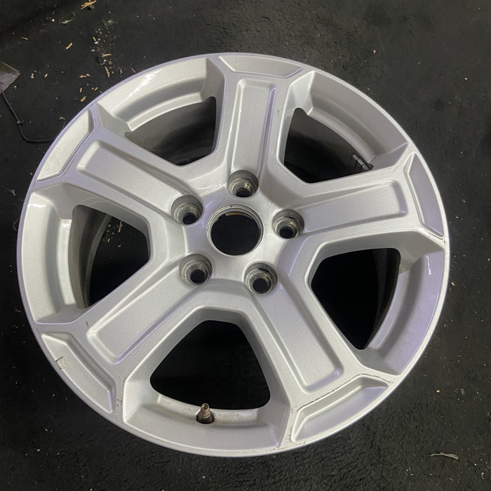 17" WRANGLER 18 VIN X , 17x7.5, , aluminum, straight spoke, w/recessed outer - Side Profile