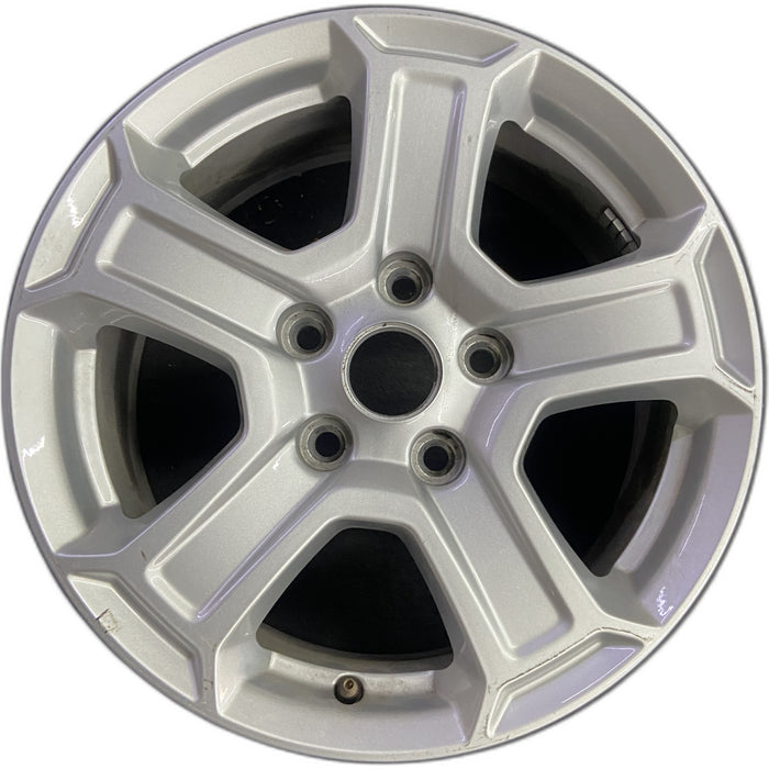 17" WRANGLER 18 VIN X , 17x7.5, , aluminum, straight spoke, w/recessed outer - Front View
