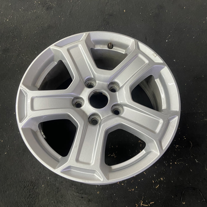 17" WRANGLER 18 VIN X , 17x7.5, , aluminum, straight spoke, w/recessed outer - Close-Up Detail