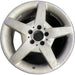 17" MERCEDES CLK 05 209 Type; CLK500, 17x7.5 Original OEM Wheel Rim - Front View