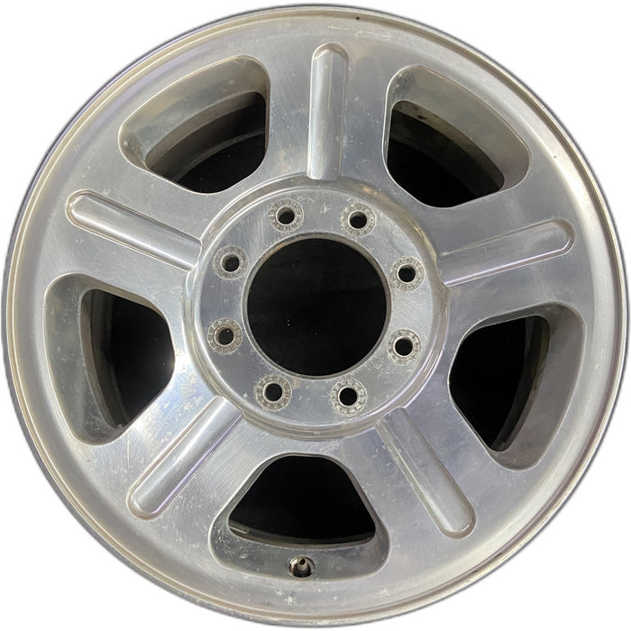 18" FORD F250SD PICKUP 05 18x8 , 5 spoke , aluminum Original OEM Wheel Rim - Front View