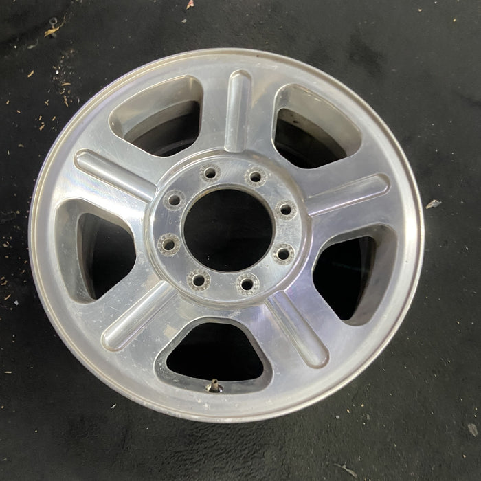 18" FORD F250SD PICKUP 05 18x8 , 5 spoke , aluminum Original OEM Wheel Rim - Side Profile