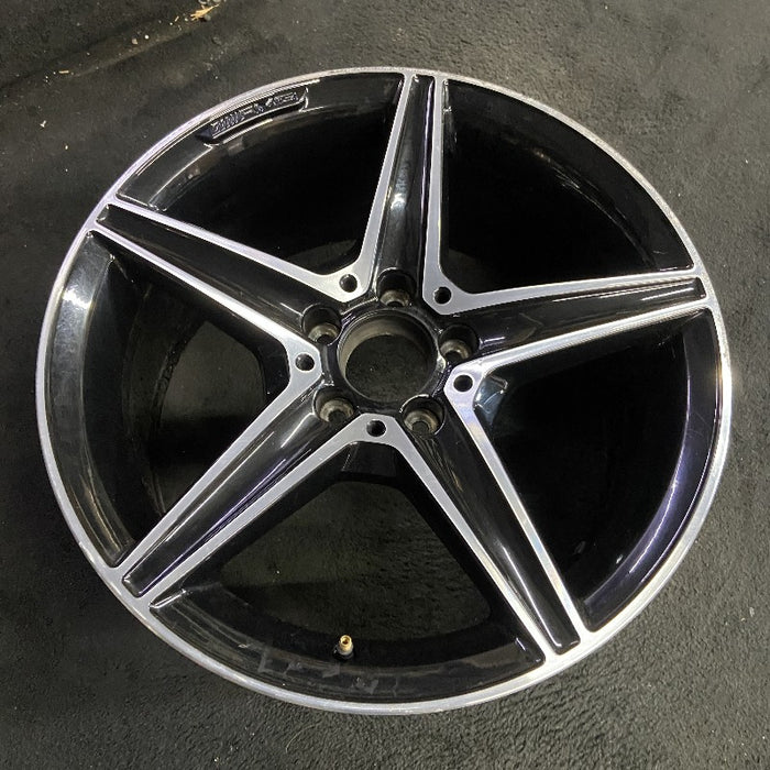 18" MERCEDES C-CLASS 15 205 Type; Sdn C400 5 spoke 18x8.5 black accents - View 7