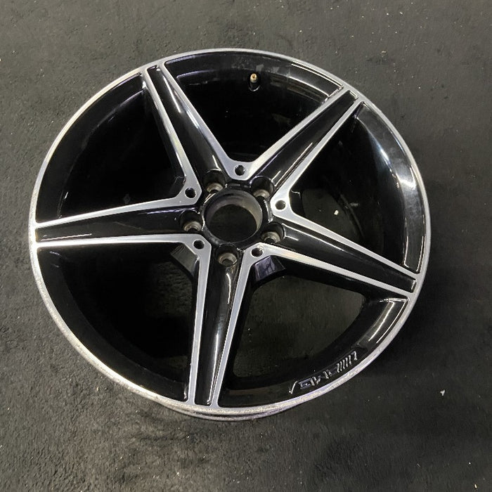 18" MERCEDES C-CLASS 15 205 Type; Sdn C400 5 spoke 18x8.5 black accents - View 8