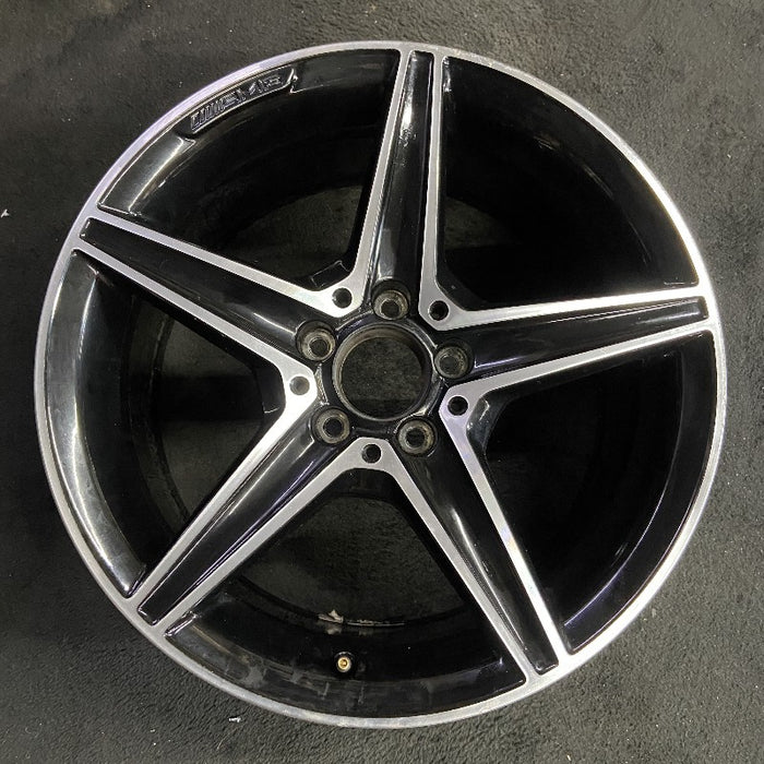 18" MERCEDES C-CLASS 15 205 Type; Sdn C400 5 spoke 18x8.5 black accents - Additional View