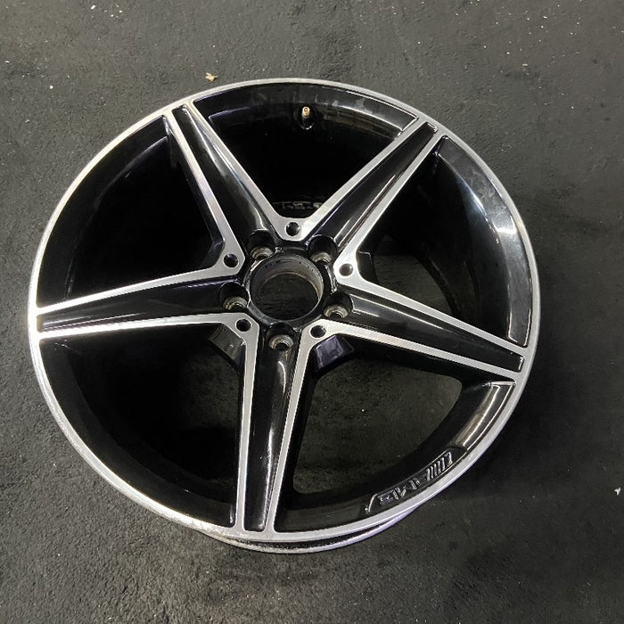 18" MERCEDES C-CLASS 15 205 Type; Sdn C400 5 spoke 18x8.5 black accents - View 8