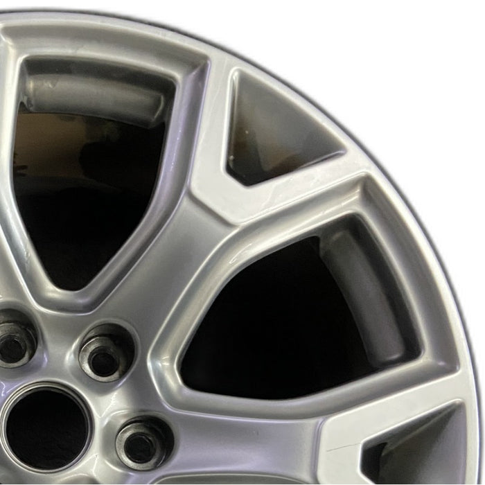 20" WAGONEER 22 20x9 6 spoke Y spoke silver Original OEM Wheel Rim - Side Profile