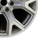 20" WAGONEER 22 20x9 6 spoke Y spoke silver Original OEM Wheel Rim - Close-Up Detail