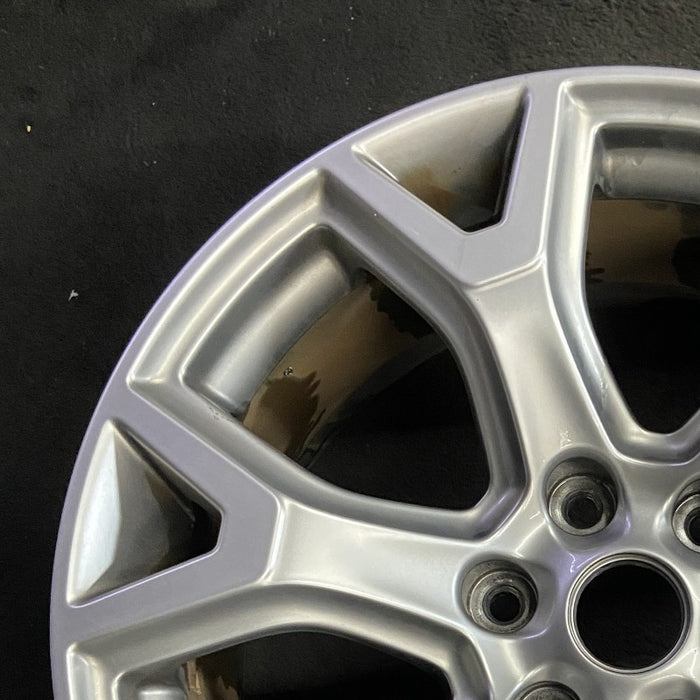 20" WAGONEER 22 20x9 6 spoke Y spoke silver Original OEM Wheel Rim - Side Profile