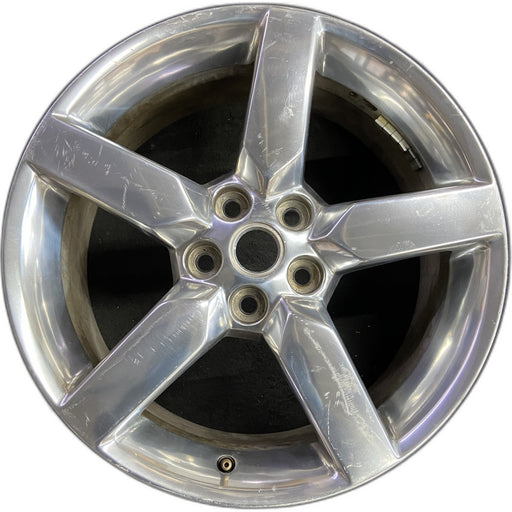 19" CAMARO 10-11 19x8, , bright finish Original OEM Wheel Rim - Front View
