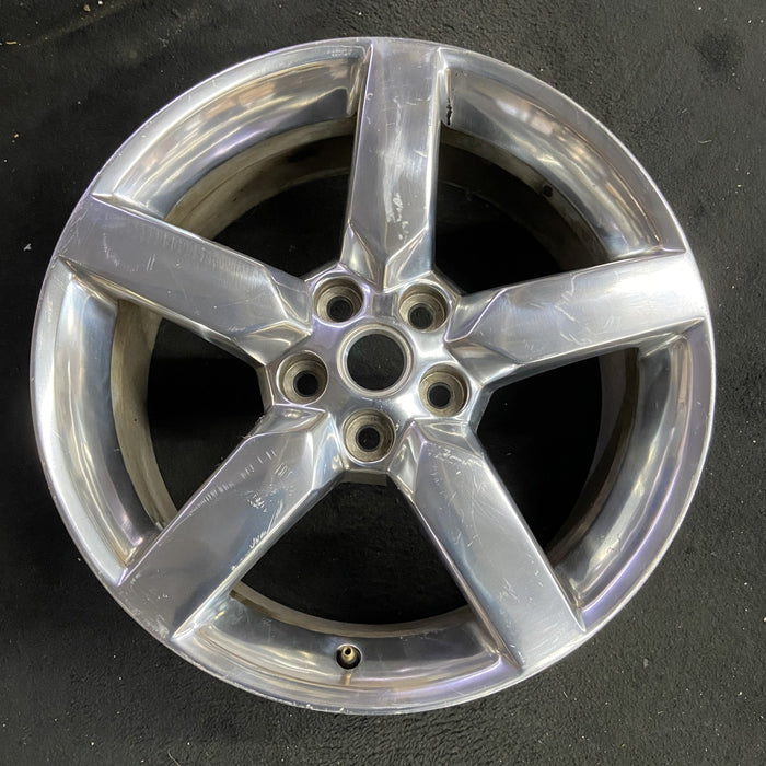 19" CAMARO 10-11 19x8, , bright finish Original OEM Wheel Rim - Angle View