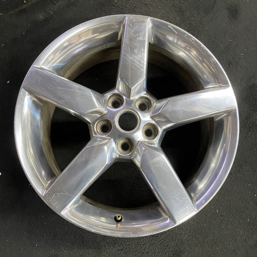 19" CAMARO 10-11 19x8, , bright finish Original OEM Wheel Rim - Angle View