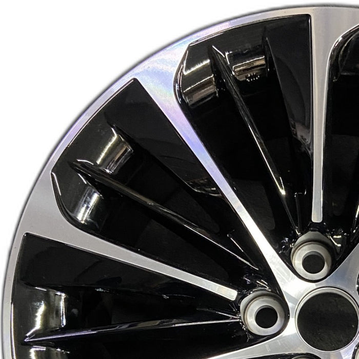 20" LS500 22-24 alloy 20x8.5 20 spoke gloss black accents Original OEM Wheel Rim