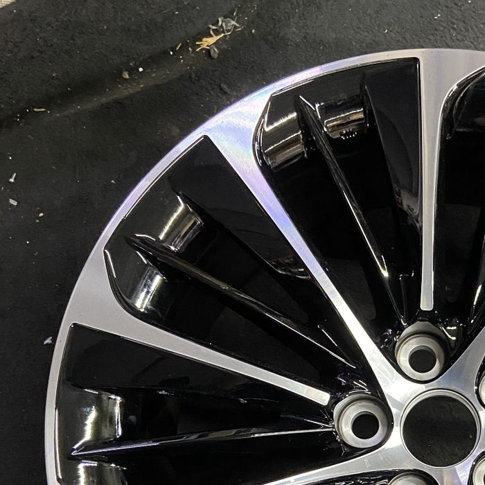 20" LS500 22-24 alloy 20x8.5 20 spoke gloss black accents Original OEM Wheel Rim