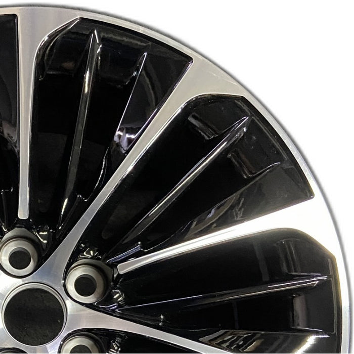 20" LS500 22-24 alloy 20x8.5 20 spoke gloss black accents Original OEM Wheel Rim