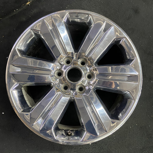 20" FORD F150 PICKUP 18-20 20x8.5, 6 spoke, chrome Original OEM Wheel Rim - Angle View