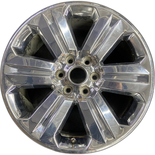 20" FORD F150 PICKUP 18-20 20x8.5, 6 spoke, chrome Original OEM Wheel Rim - Front View
