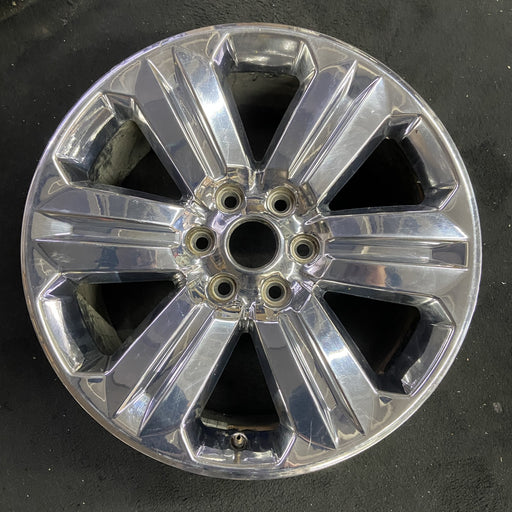 20" FORD F150 PICKUP 18-20 20x8.5, 6 spoke, chrome Original OEM Wheel Rim - Angle View