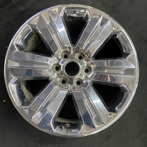 20" FORD F150 PICKUP 18-20 20x8.5, 6 spoke, chrome Original OEM Wheel Rim - Angle View