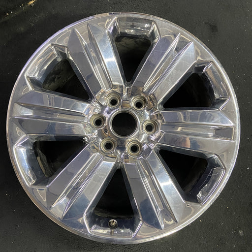 20" FORD F150 PICKUP 18-20 20x8.5, 6 spoke, chrome Original OEM Wheel Rim - Angle View