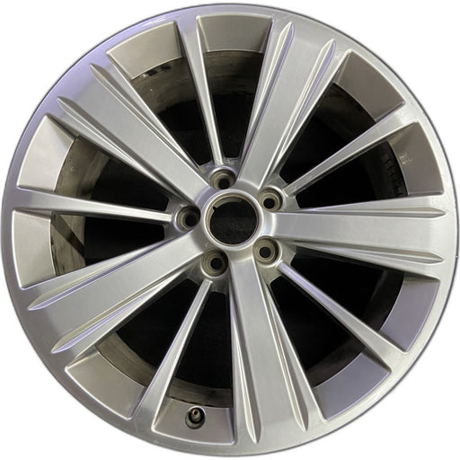 20" EXPLORER 18-19 20x8.5, , 10 spoke, , silver Original OEM Wheel Rim - Front View