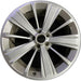 20" EXPLORER 18-19 20x8.5, , 10 spoke, , silver Original OEM Wheel Rim - Front View