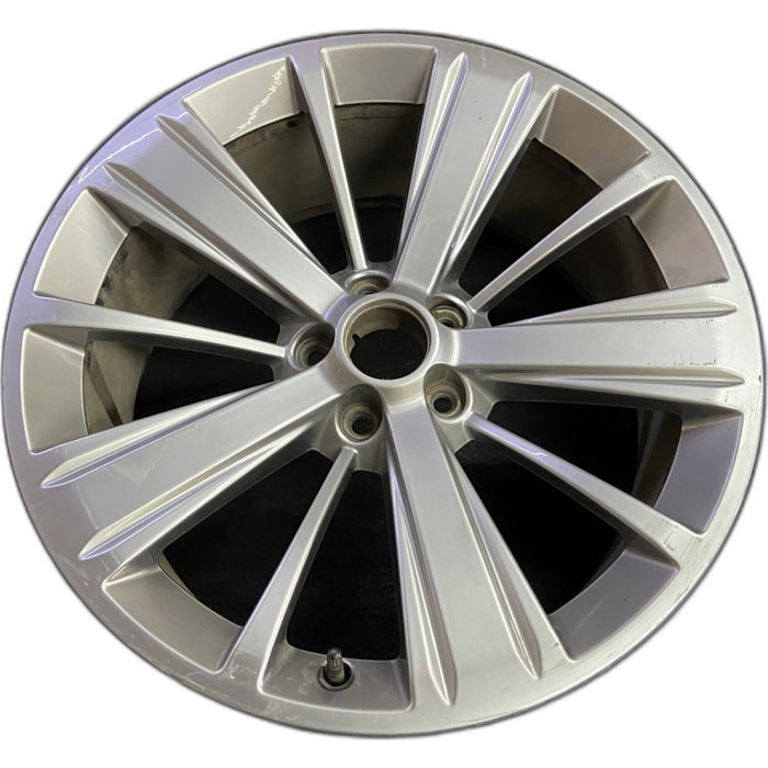 20" EXPLORER 18-19 20x8.5, , 10 spoke, , silver Original OEM Wheel Rim - Front View