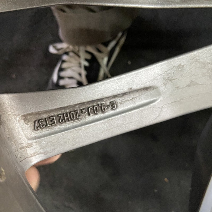 20" AUDI A7 16-18 20x9 alloy 5 double spoke silver finish Original OEM Wheel Rim