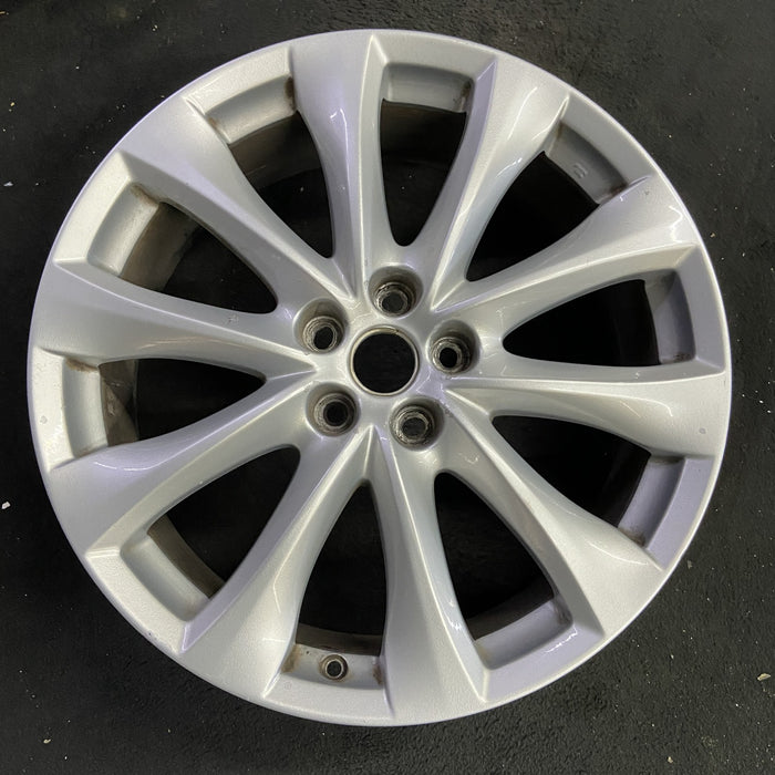20" MAZDA CX-9 14-15 aluminum, 20x7.5 Original OEM Wheel Rim - Angle View