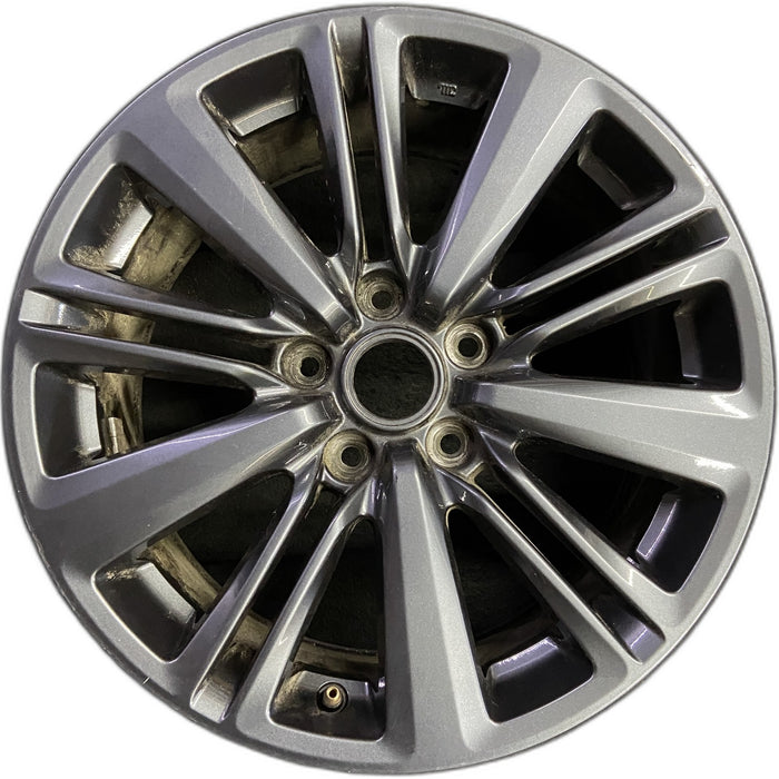 17" WRX 15-21 17x8 , gray Original OEM Wheel Rim - Front View