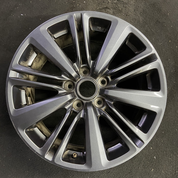 17" WRX 15-21 17x8 , gray Original OEM Wheel Rim - Angle View