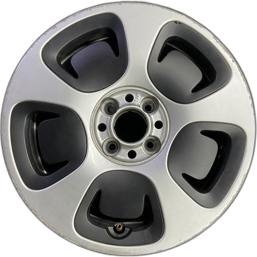15" FIAT 500 13 2 Dr 15x6.5 silver Original OEM Wheel Rim - Front View