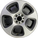 15" FIAT 500 13 2 Dr 15x6.5 silver Original OEM Wheel Rim - Front View