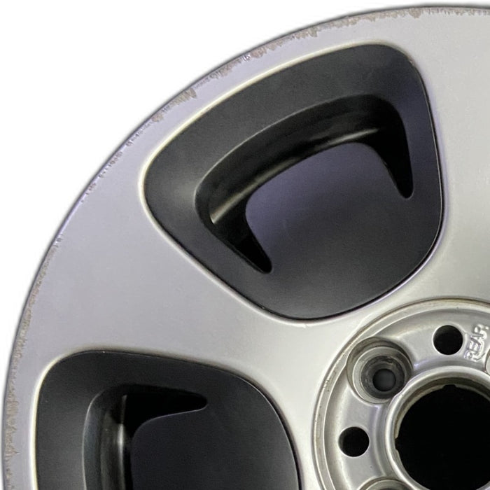15" FIAT 500 13 2 Dr 15x6.5 silver Original OEM Wheel Rim - Angle View