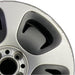 15" FIAT 500 13 2 Dr 15x6.5 silver Original OEM Wheel Rim - Side Profile