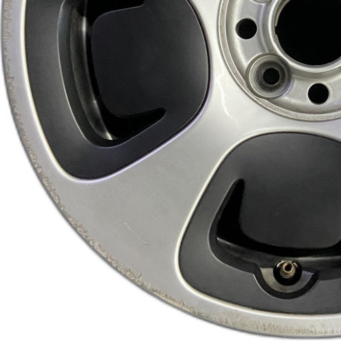 15" FIAT 500 13 2 Dr 15x6.5 silver Original OEM Wheel Rim - Back View