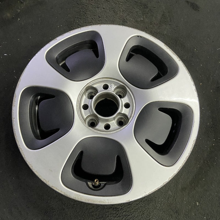 15" FIAT 500 13 2 Dr 15x6.5 silver Original OEM Wheel Rim - View 7