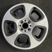 15" FIAT 500 13 2 Dr 15x6.5 silver Original OEM Wheel Rim - Front View