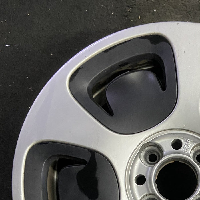 15" FIAT 500 13 2 Dr 15x6.5 silver Original OEM Wheel Rim - Side Profile